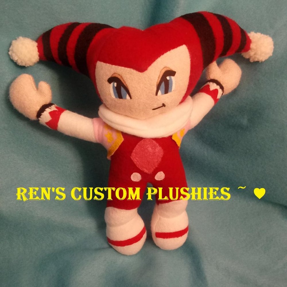 Custom Handmade Anime Manga Videogame Gamer NiGHTS Into Dreams Plushie Plush!